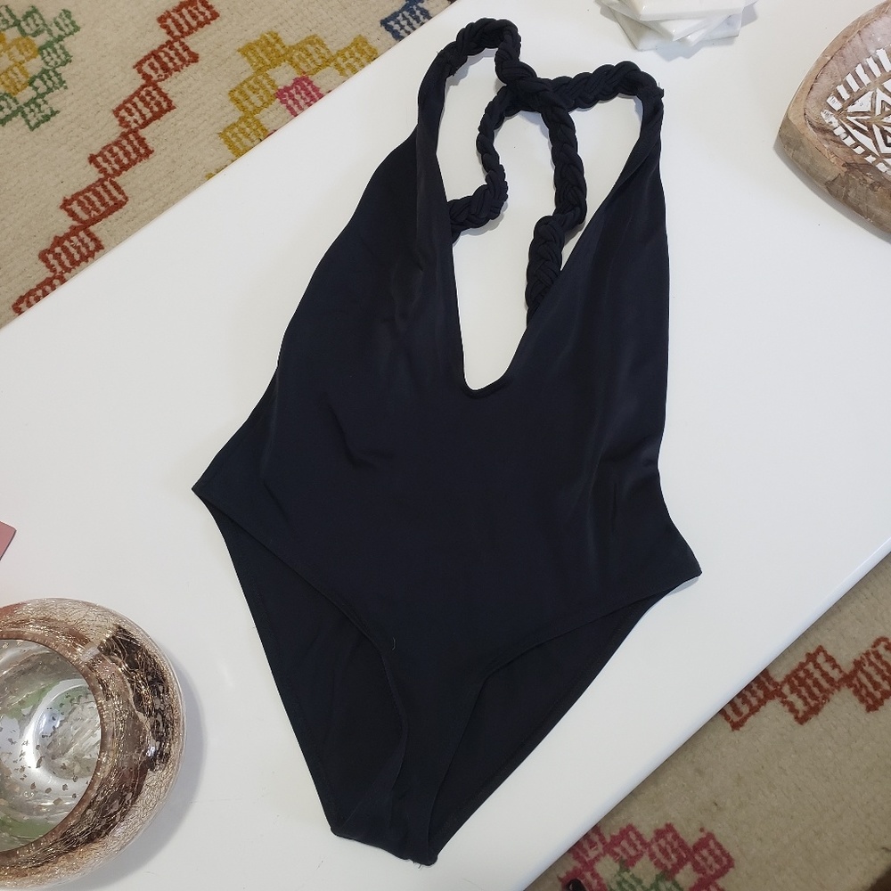 ASOS Black One Piece Bathing Suit